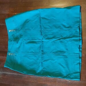 Reitmans size 7 green midi skirt